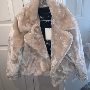 New faux fur jacket